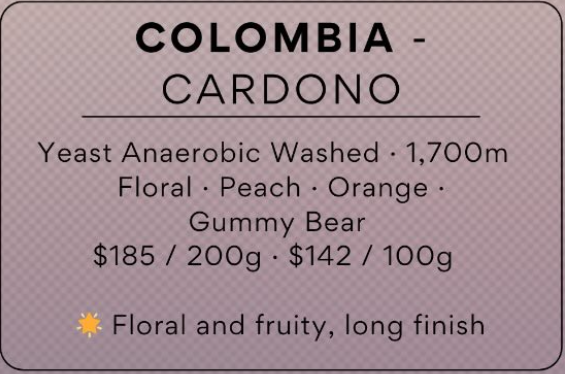 COLOMBIA - cardono